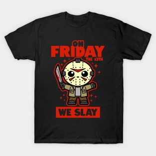 Cute Kawaii Funny Slay Slasher Cartoon Meme T-Shirt